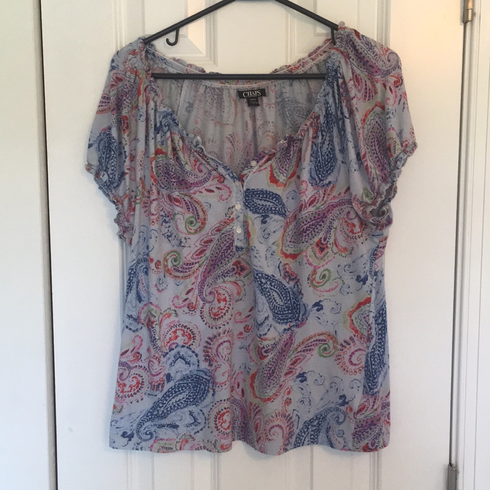 Chaps Paisley blouse